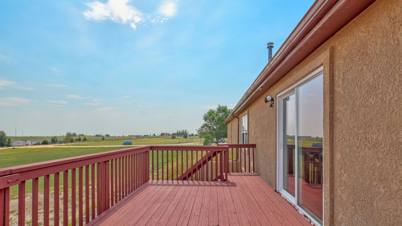 Exterior Back Deck