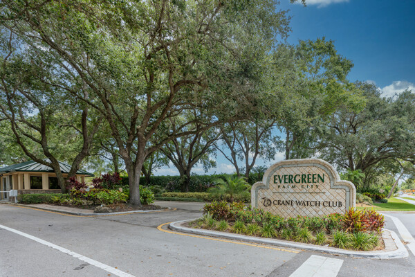 Evergreen Entrance