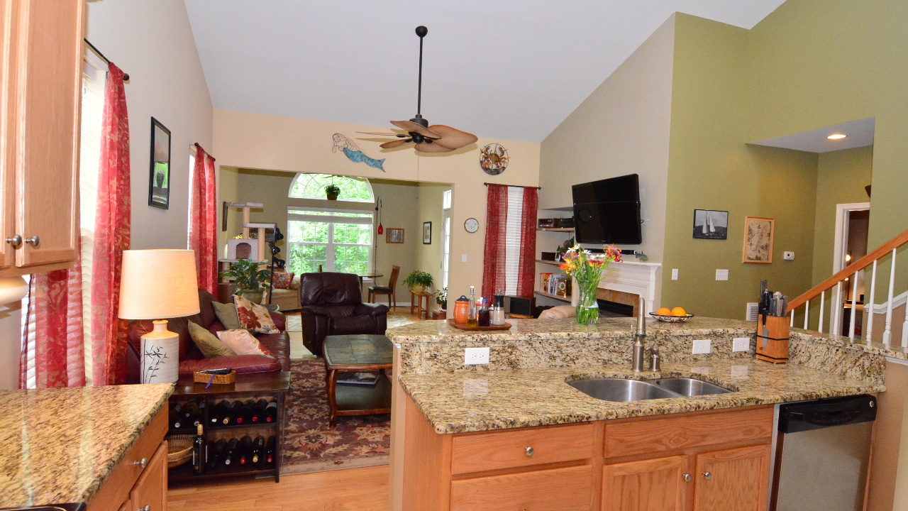 Kitchen to Family Room