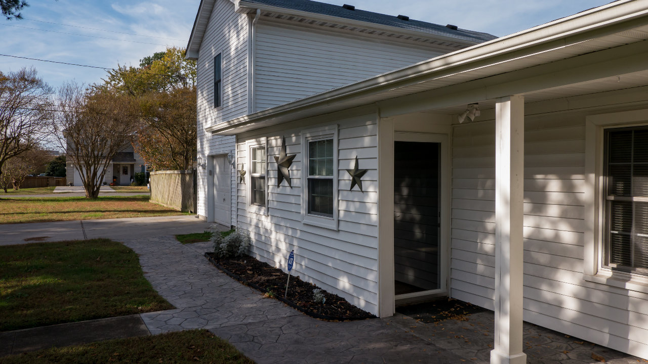 Front Porch and Sidewalk