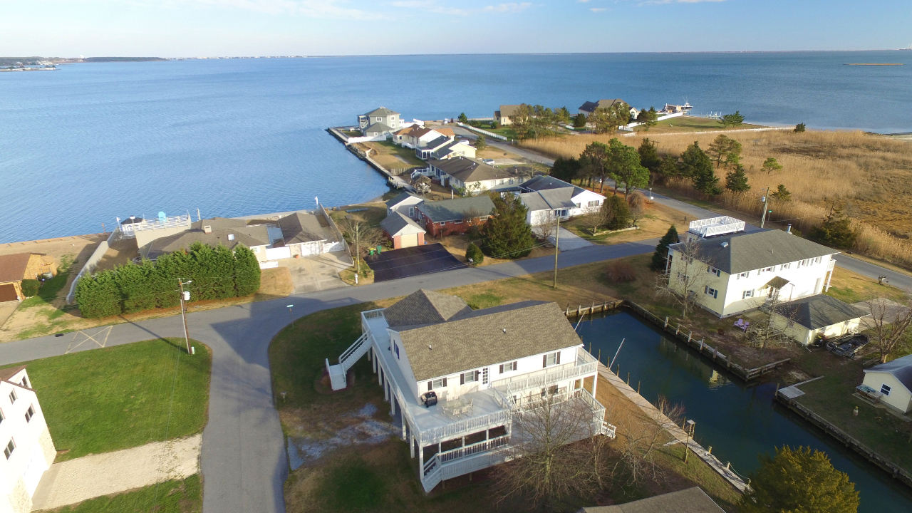 Aerial Towards Bay