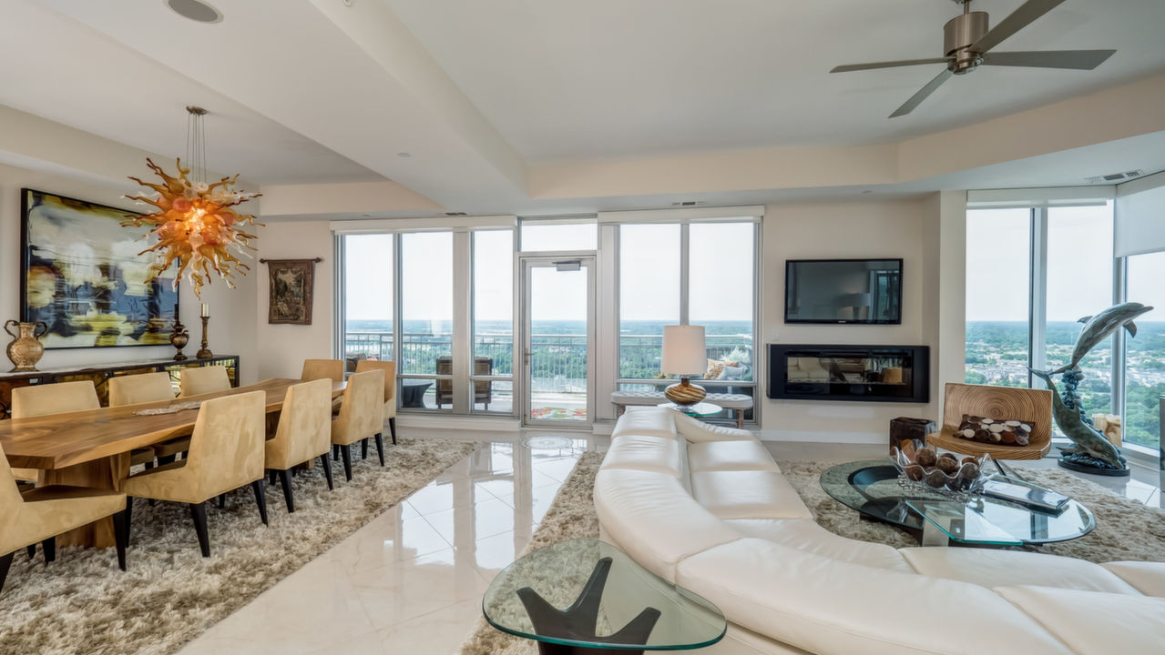 Living Room And Dining Room