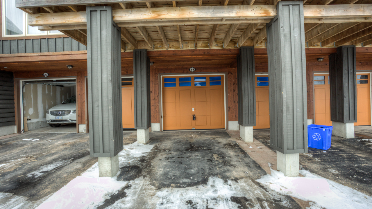 Carport and garage