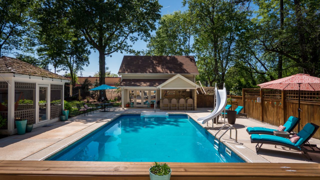 Gazebo and Pool House