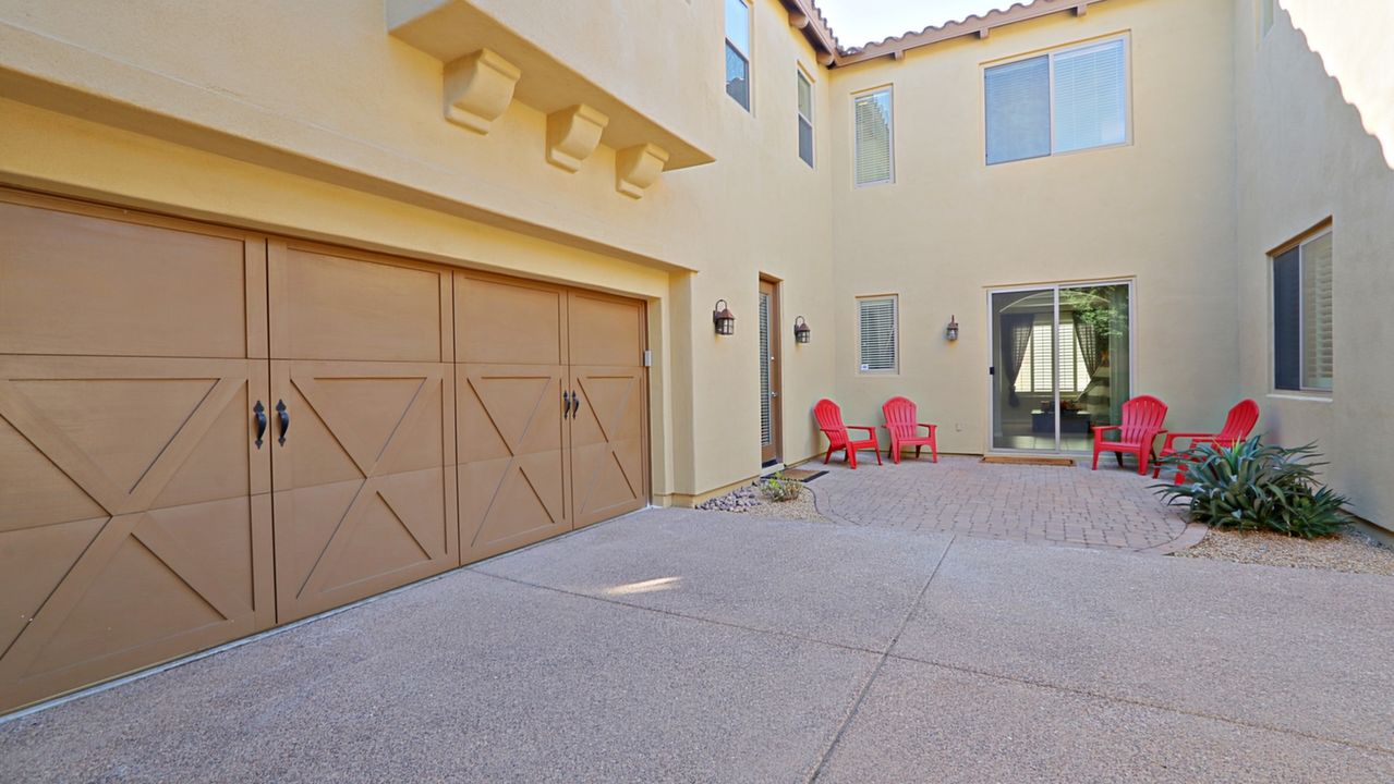 Garages and Courtyard