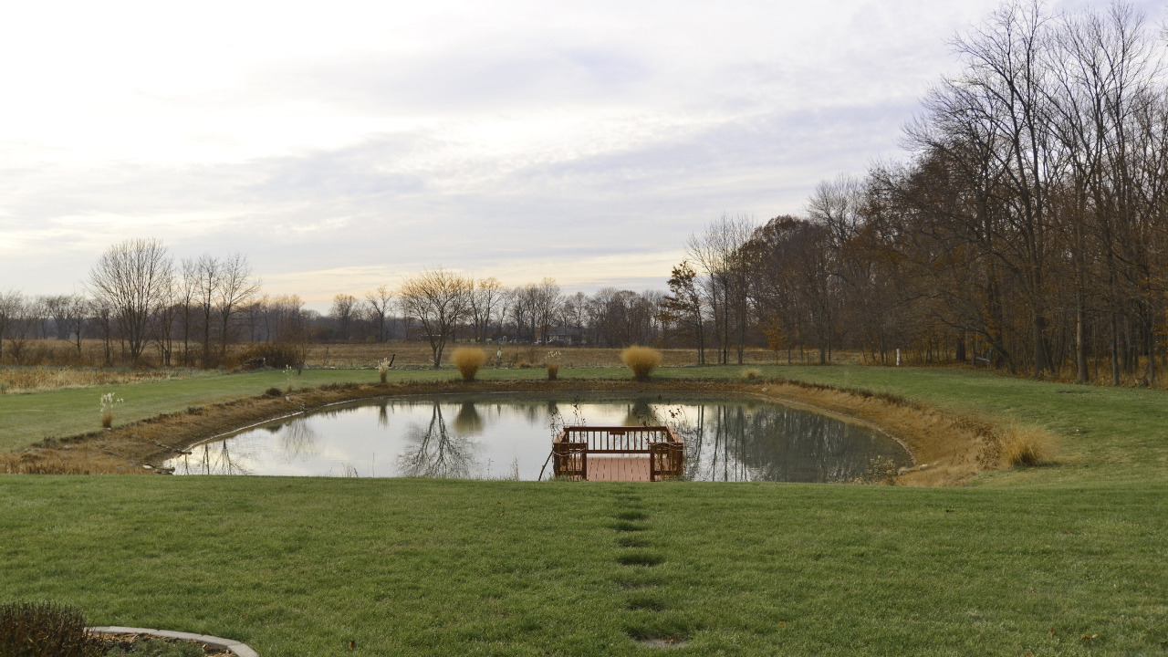 Pond on 7.02 Acres of Property