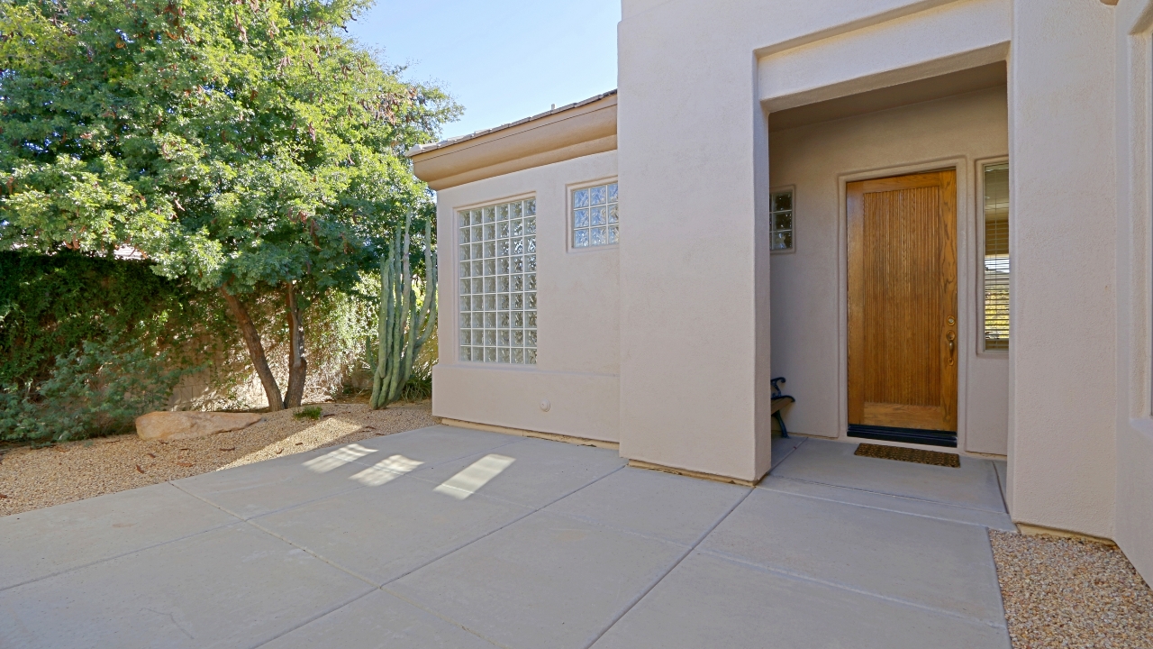 Entrance to Main Home