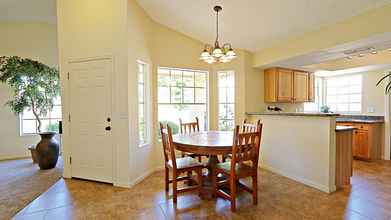 Foyer and Kitchen