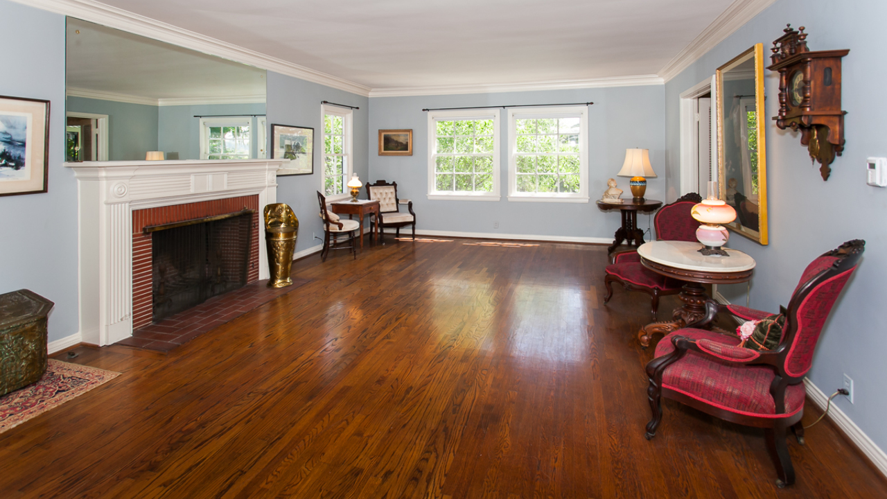 Living Room with Fireplace