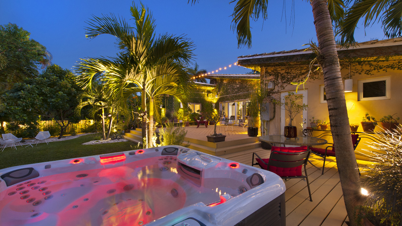 Evening Hot Tub