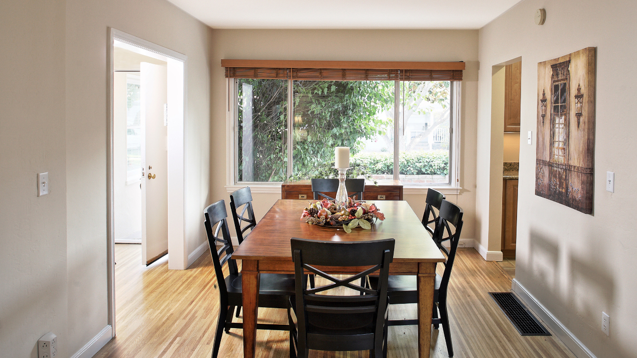 Dining Room from open Family room
