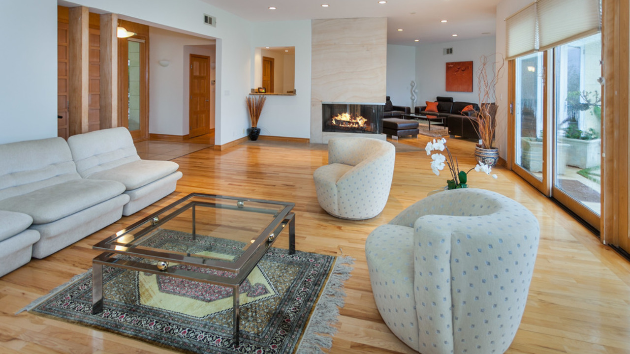 Living Room with Fireplace