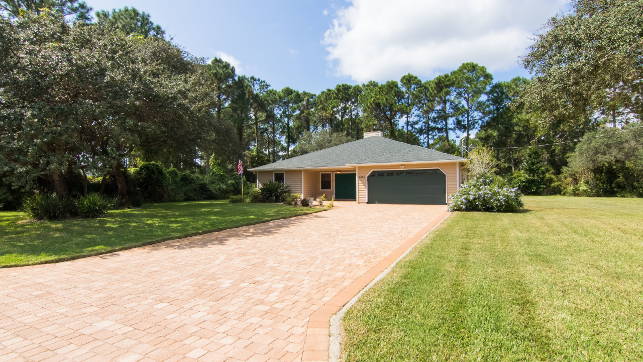 With Paved Driveway