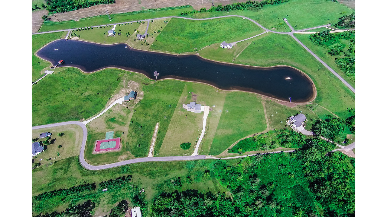 Aerial View of Trophy Lake Estates