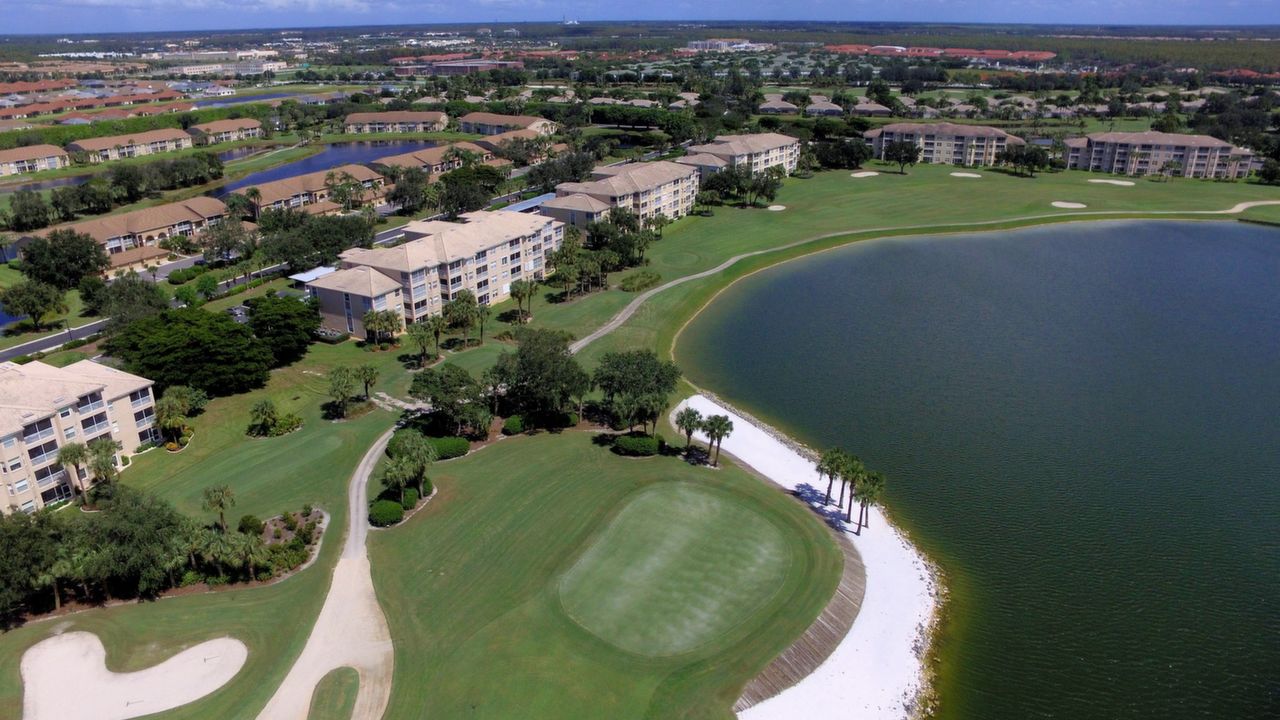 Aerial Golf Green View