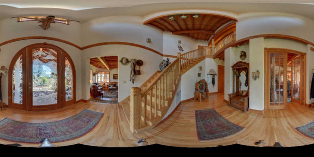 foyer and door Panorama