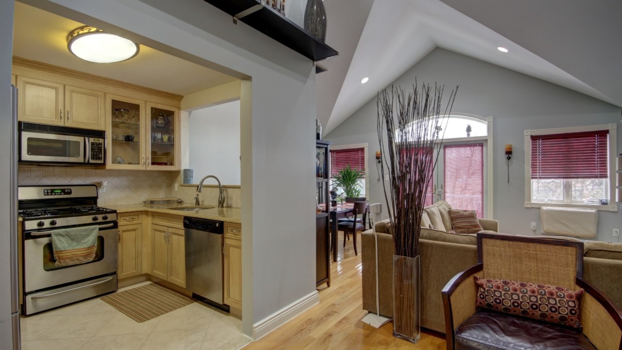 Living Room Kitchen