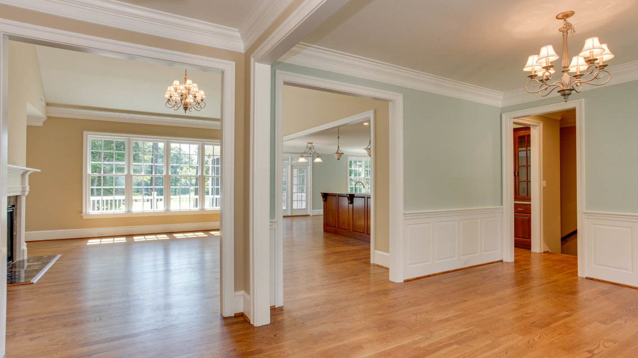 Foyer, Dining Room and Great Room