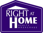 RIGHT AT HOME REALTY, BROKERAGE Logo