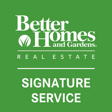 BETTER HOMES AND GARDENS REAL ESTATE SIGNATURE SERVICE Logo
