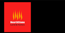 Hearth Stone  Land and Homes Logo