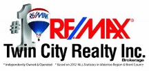 RE/MAX TWIN CITY REALTY INC, Brokerage Logo