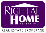 RIGHT AT HOME REALTY. Logo