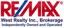 RE/MAX WEST REALTY INC. Brokerage Logo