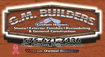 G.M. BUILDERS Logo